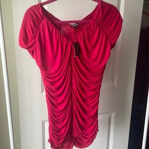 Vintage Express Shirred top. Never worn